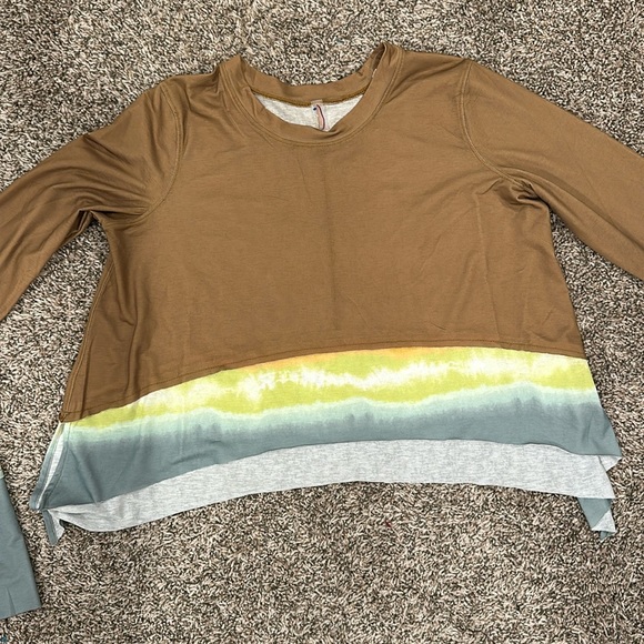 Free People Movement Tempo Printed Long Sleeve Tee - Picture 9 of 9